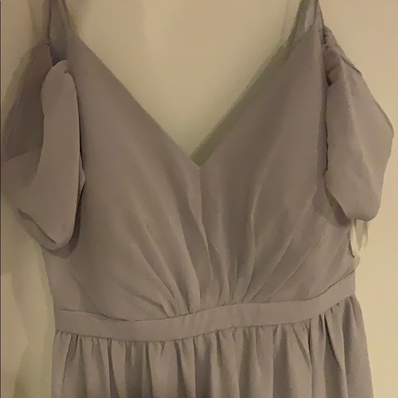 Lulu’s Lavender Cold Shoulder Prom Dress - Picture 4 of 7